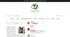 Desktop Screenshot of halaspaws.com